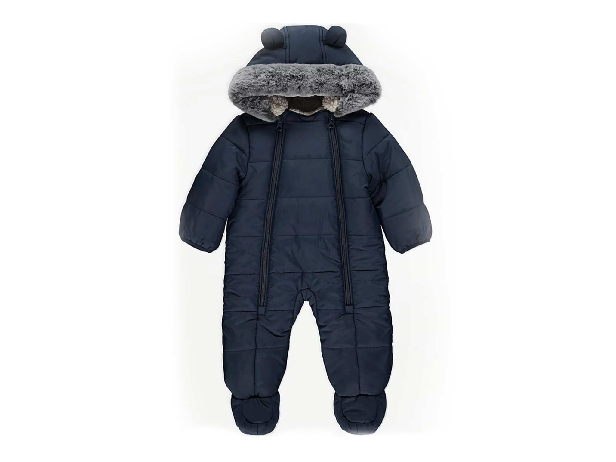 Faux fur snowsuit baby outlet